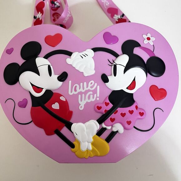 Disney Valentine's Day 2025 Mickey & Minnie Pink Heart Light Up Popcorn Bucket - Picture 11 of 16